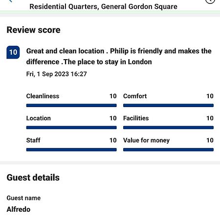 Residential Quarters, General Gordon Square Lejlighed London Eksteriør billede